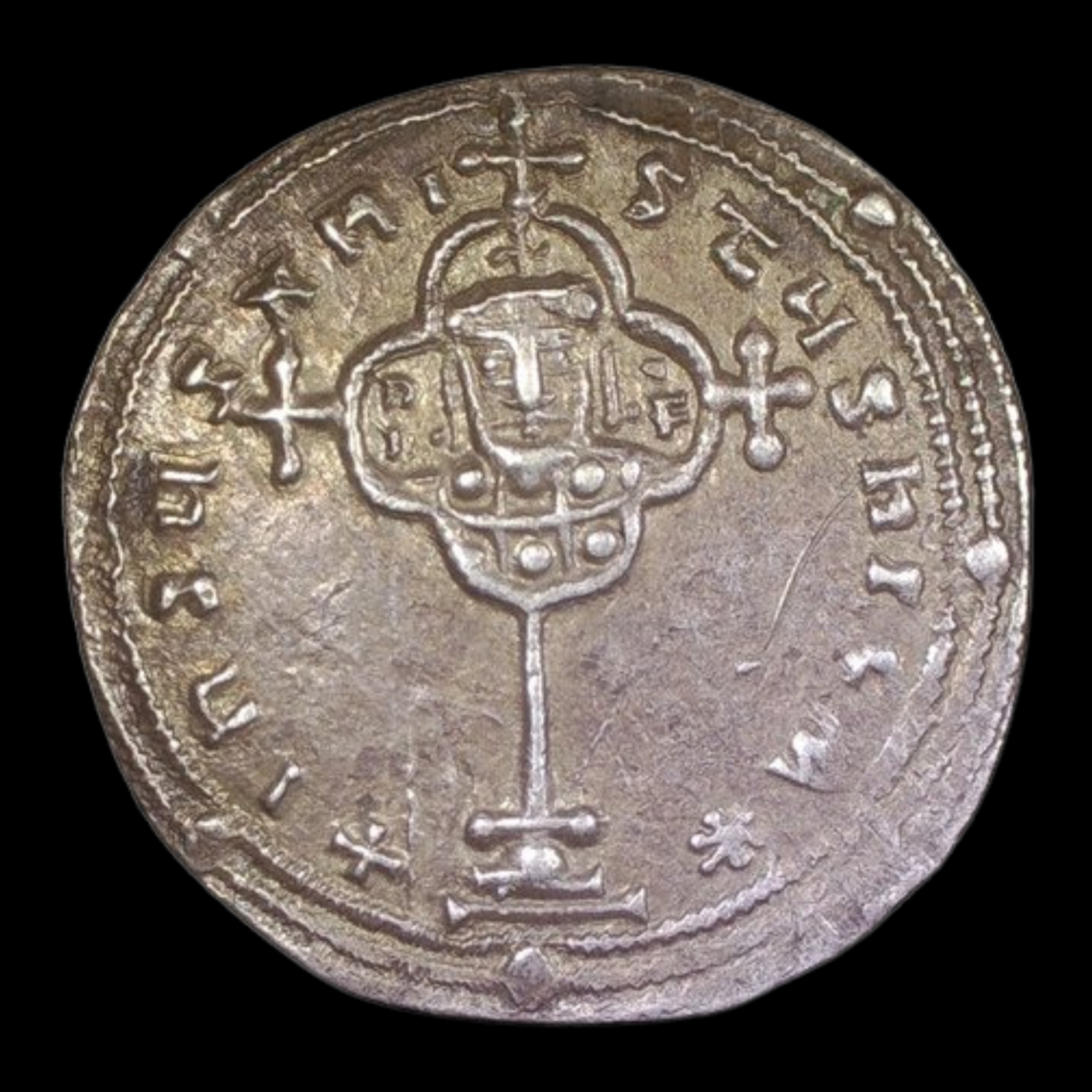 Silver Miliaresion of Basil I and Constantine (1,150 years